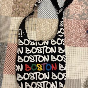 Boston Black and Multicolor Men's Bag